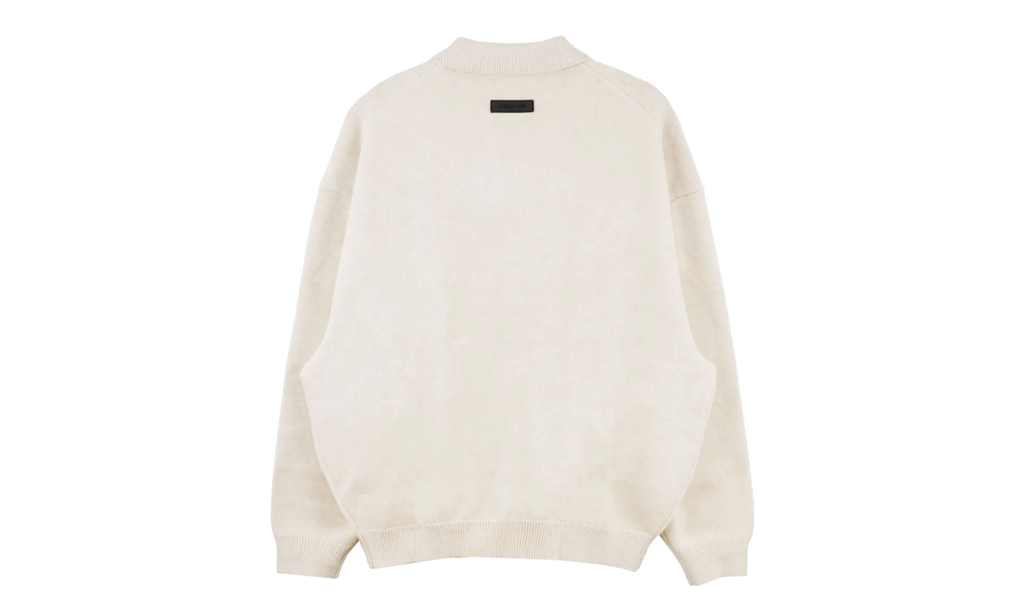 Knit Long Sleeves Polo "Cloud Dancer" 192BT232181F