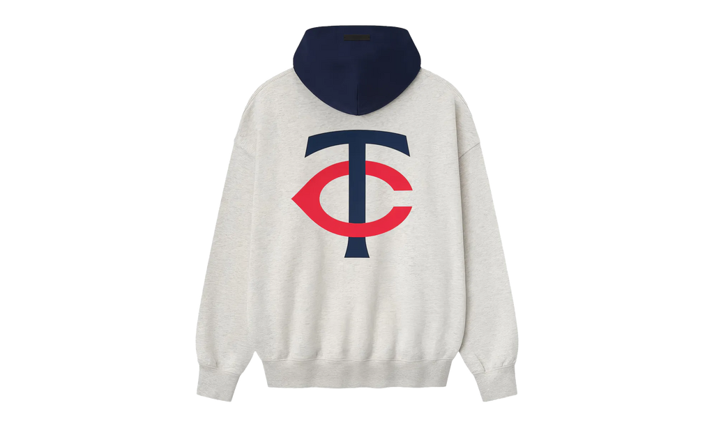 MLB Twins Sport Hoodie "Oatmeal Heather / Midnight Navy" 192ML252015F