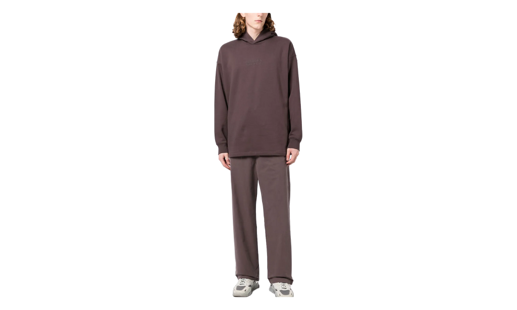 Relaxed Hooded Sweatshirt "Plum" 192BT222095F