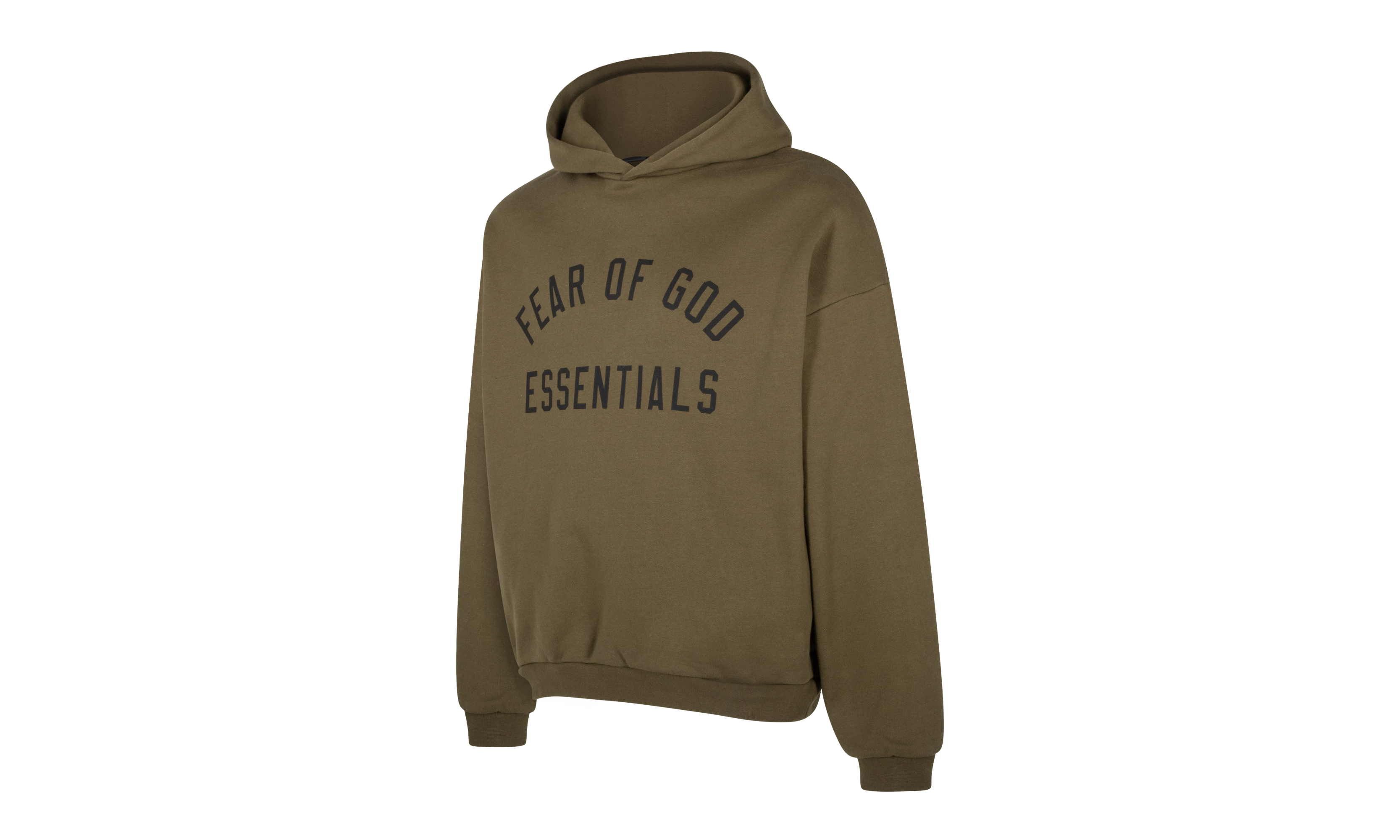 Fleece Pullover Hoodie "Olive" 192BT246254F