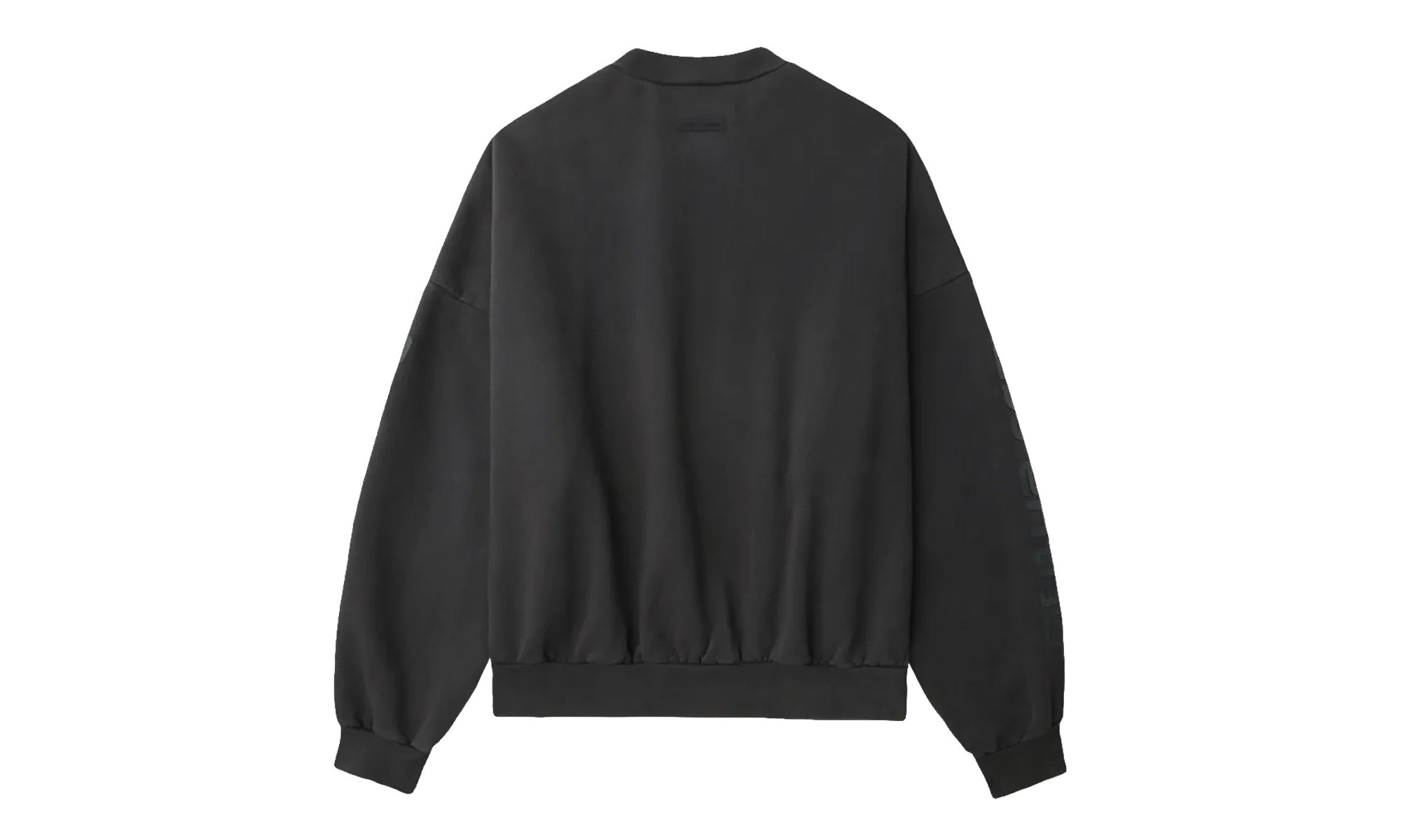 Los Angeles Heavy Fleece Cropped Sweatshirt "Vintage Black" 192HO256893F