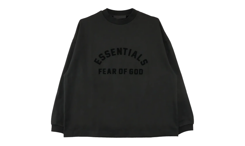Heavy Jersey Long Sleeve Tee Shirt "Jet Black" 125SP242014F